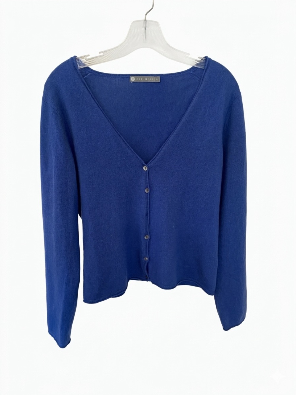 100% Cashmere Button Cardigan Sweater